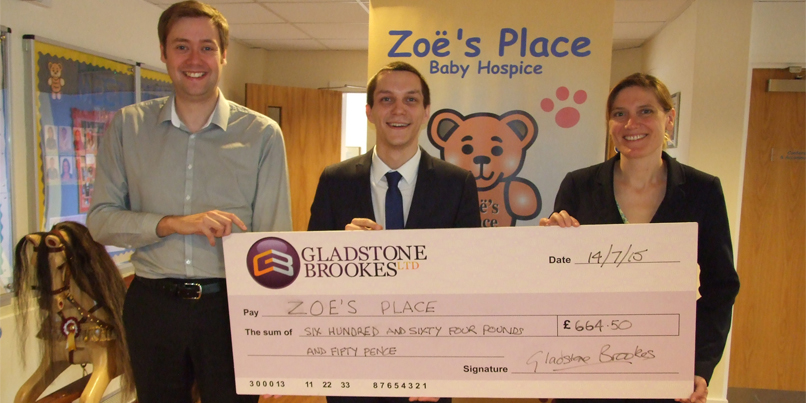 Gladstone Brookes | CHARITY OF THE MONTH – Zoe’s Place Baby Hospice